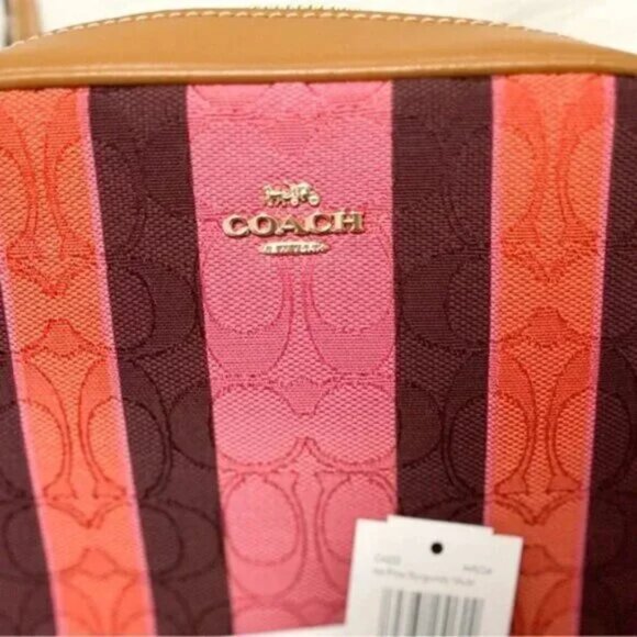11 | 🍁❤️Coach Mini Camera Bag in Signature Jacquard with Stripes - Picture 7 of 7